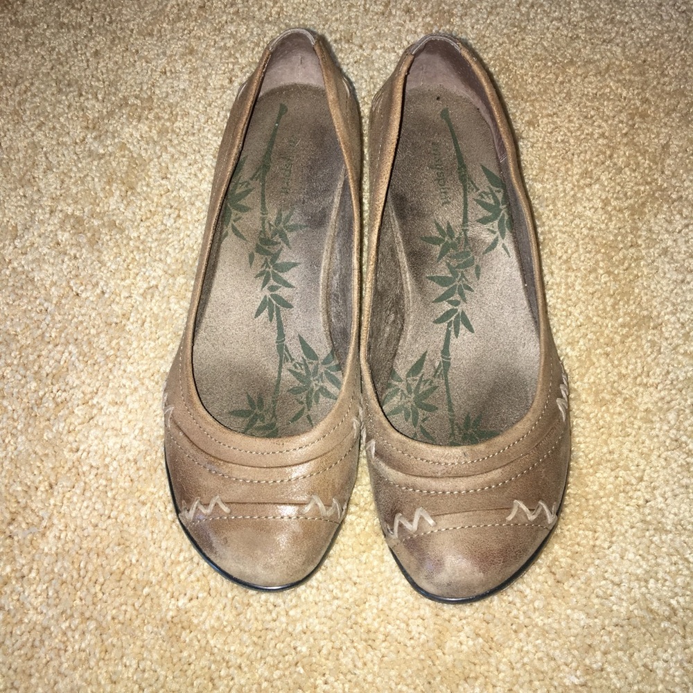 Camel Casual Flats